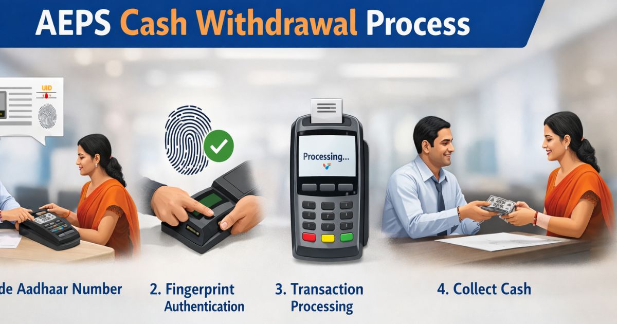 AEPS Cash Withdrawal Process