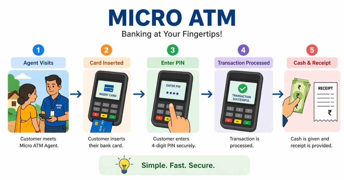 How Micro ATM Works in India